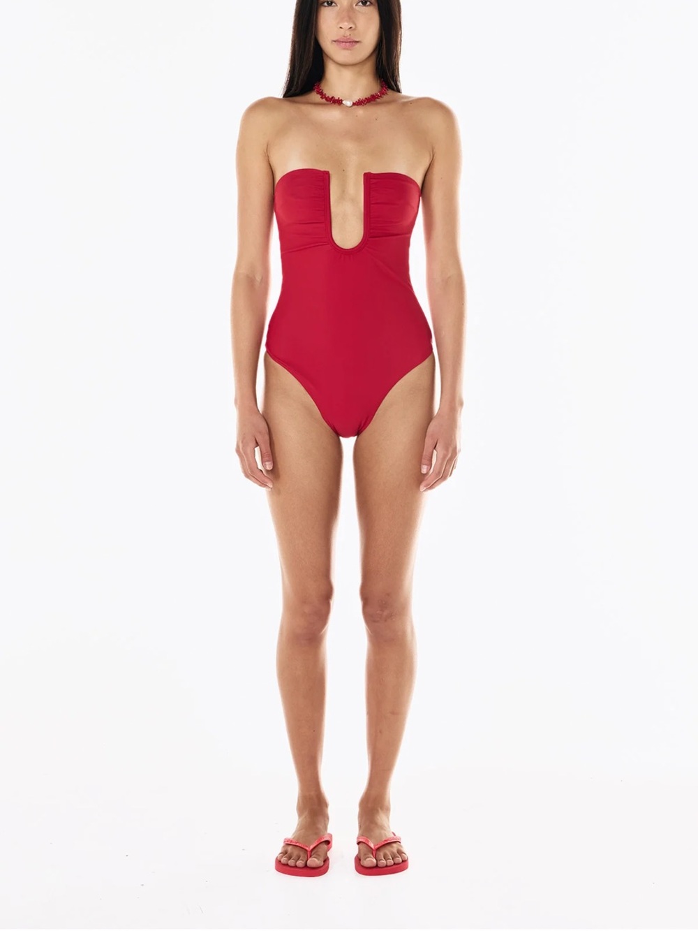La Lu Peggy One-Piece in Scarlett